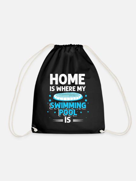 Schwimmer Sport Schwimmen - Turnbeutel - Schwarz