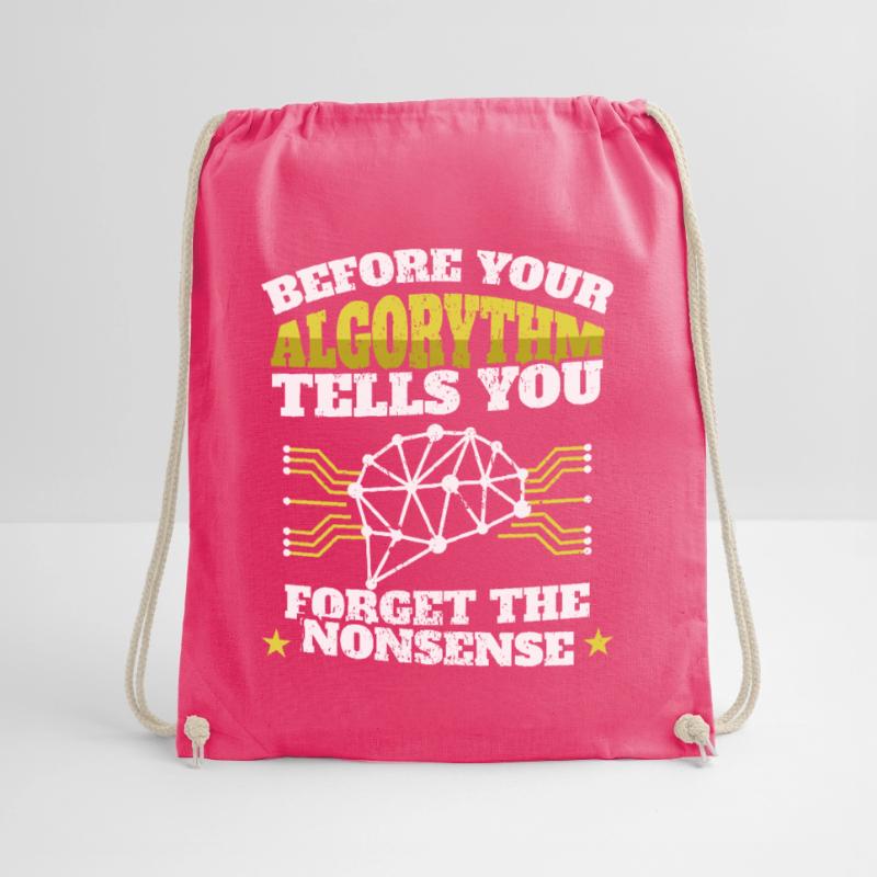 Robot Engineers Software Developer Drawstring Bag