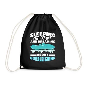 Bob Sledge - Drawstring Bag - black - Front