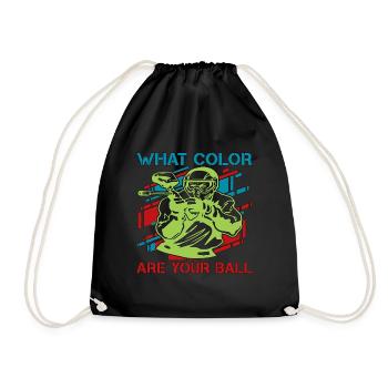 Paintball De quelle couleur sont Splatter Paintball Player - Sac de sport léger - noir - Devant