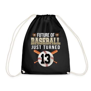 L’avenir du baseball vient d’avoir 13 ans | 13e anniversaire - Sac de sport léger - noir - Devant