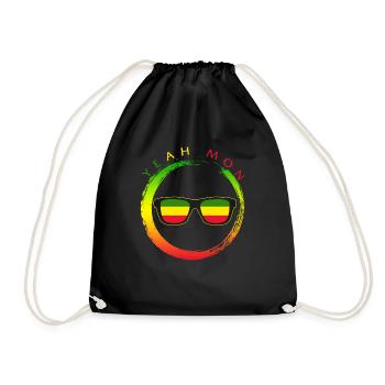 Chemise Jamaïque, oui Mon Jamaican Sunglasses Tee, - Sac de sport léger - noir - Devant