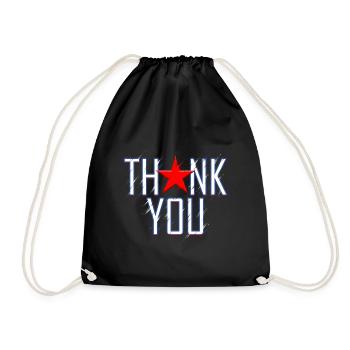 Thank You For Your Service 4th Of July Veterans - Turnbeutel - Schwarz - Vorne