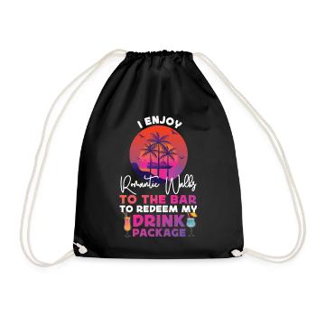 Vacances en bateau de croisière que j’apprécie - Sac de sport léger - noir - Devant