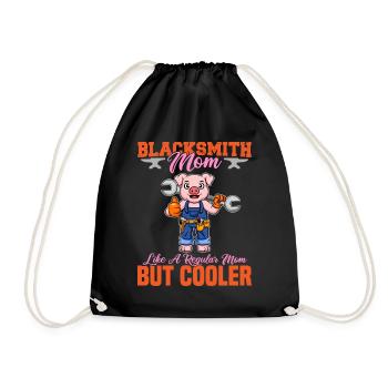 La mère forgeron aime une maman régulière mais plus cool - Sac de sport léger - noir - Devant