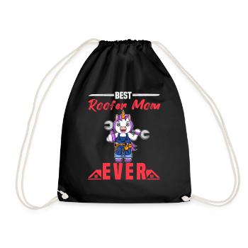Meilleure maman couvreuse de tous les temps Artisanat de toiture Mère - Sac de sport léger - noir - Devant