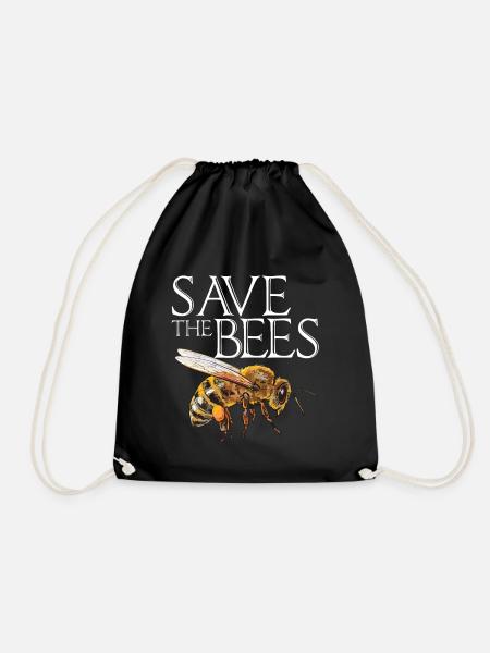 Save The Bees Apiculture Honey Bee Queen Bee Imk - Sac de sport léger - noir