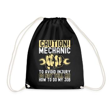 Mécanicien automobile Technicien en mécatronique - Sac de sport léger - noir - Devant
