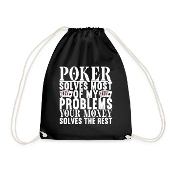 Poker Poker Player Casino - Sac de sport léger - noir - Devant