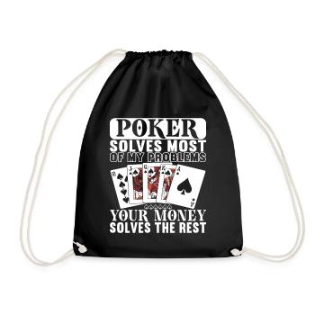 Poker Poker Player Casino - Sac de sport léger - noir - Devant