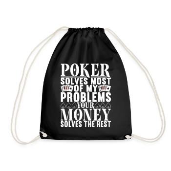 Poker Poker Player Casino - Sac de sport léger - noir - Devant