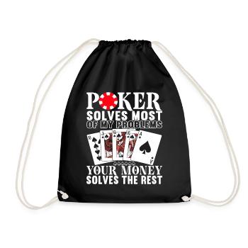 Poker Poker Player Casino - Sac de sport léger - noir - Devant