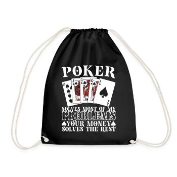 Poker Poker Player Casino - Sac de sport léger - noir - Devant