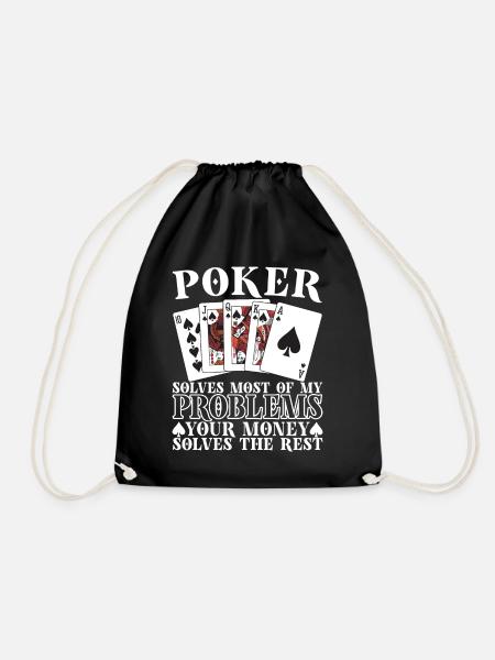 Poker Poker Player Casino - Sac de sport léger - noir