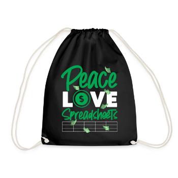 Comptable Teneur de livres Comptabilité - Sac de sport léger - noir - Devant