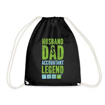Comptable Teneur de livres Comptabilité - Sac de sport léger - noir - Devant