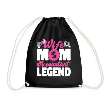 Comptable Comptable Comptable - Sac de sport léger - noir - Devant
