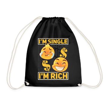 Solo, Célibataire Hommes + Femmes, Premier Rendez-vous, Reich - Sac de sport léger - noir - Devant