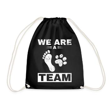 Dog, best fairy dog owner man, woman dogs - Drawstring Bag - black - Front