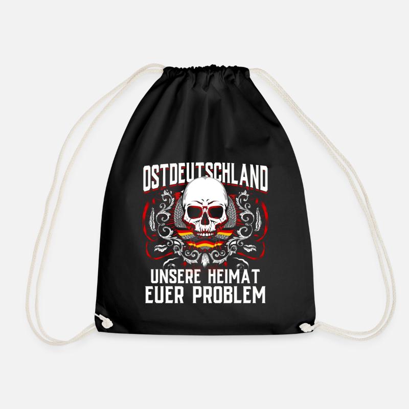 Ostdeutschland Geschenk Osten Ossi DDR Ostalgie - Turnbeutel - Schwarz