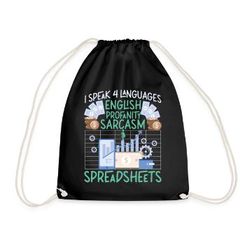 Comptable Comptable Comptable - Sac de sport léger - noir - Devant