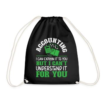 Comptable Comptable Comptable - Sac de sport léger - noir - Devant