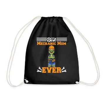 Best Mechanic Mom Ever Technician Mothers Day Gift - Turnbeutel - Schwarz - Vorne