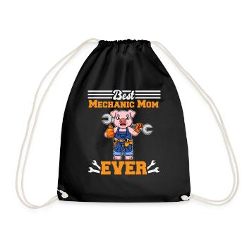 Best Mechanic Mom Ever Technician Mothers Day Gift - Turnbeutel - Schwarz - Vorne