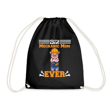 Best Mechanic Mom Ever Technician Mothers Day Gift - Turnbeutel - Schwarz - Vorne