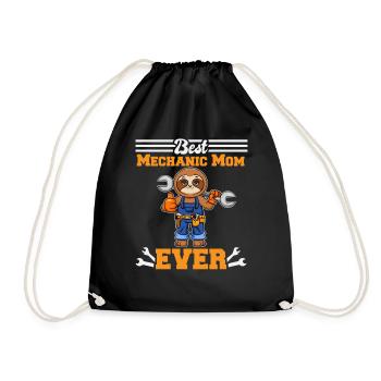 Best Mechanic Mom Ever Technician Mothers Day Gift - Turnbeutel - Schwarz - Vorne