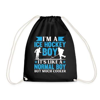 Ice Hockey Kids Playing Ice Hockey Boy - Ice Hocke - Sac de sport léger - noir - Devant