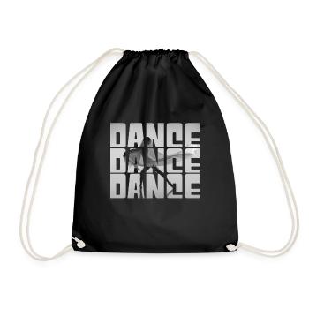 Dance - Drawstring Bag - black - Front