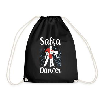 Salsa Dancer Dance Dancing Hobby - Sac de sport léger - noir - Devant