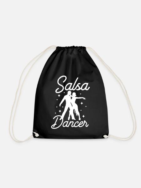 Salsa Tänzer Tanzen Tanz Hobby - Turnbeutel - Schwarz
