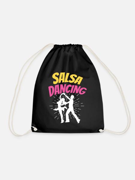 Salsa Tanzen Hobby Tanz Tänzer - Turnbeutel - Schwarz
