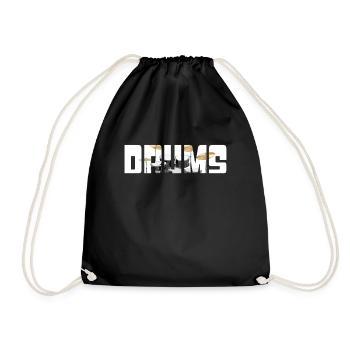 Percussion - Drawstring Bag - black - Front