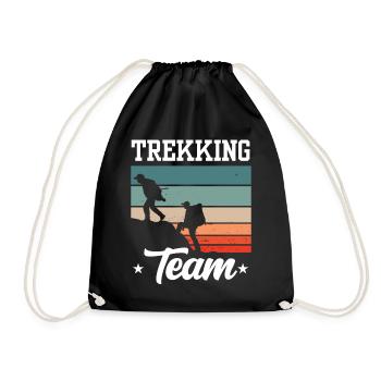 Trekking Team Wanderer Hike Randonnée - Sac de sport léger - noir - Devant