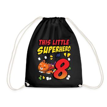 Ce petit super-héros est 8 propriétaires de chat 8. - Sac de sport léger - noir - Devant