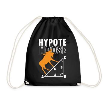 Math Math Teacher - Drawstring Bag - black - Front