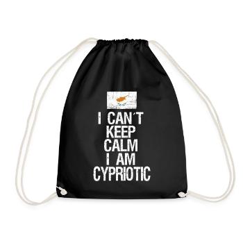 I can not Keep Calm I am Zyprer - Turnbeutel - Schwarz - Vorne