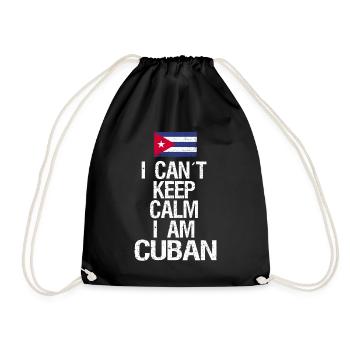 Je ne peux pas rester calme Je suis Kouban - Sac de sport léger - noir - Devant