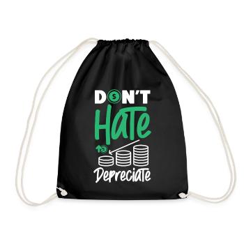 Accountant Bookkeeper Accounting - Drawstring Bag - black - Front