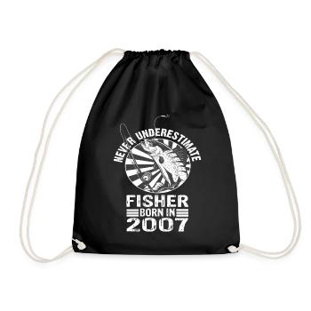 Ne sous-estimez jamais Fisher né en 2007 - Sac de sport léger - noir - Devant