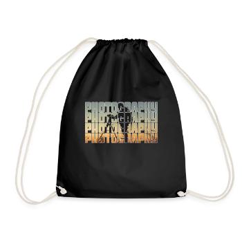 Photography - Drawstring Bag - black - Front