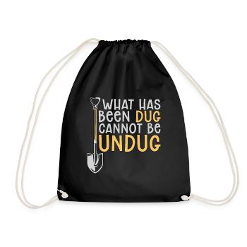 Archaeology What Has Been Excavation Archaeologist - Turnbeutel - Schwarz - Vorne