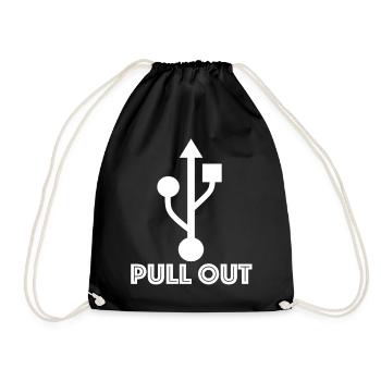 Retirez les | USB Technologie, Jeu, Internet - Sac de sport léger - noir - Devant