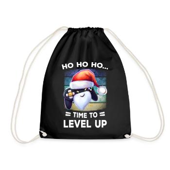 Contrôleur de jeu de Noël Gamer Gamer Cadeau - Sac de sport léger - noir - Devant