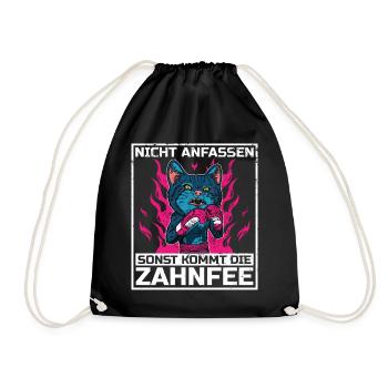 Boxen Martial Arts Boxing Box Club Boxer - Turnbeutel - Schwarz - Vorne