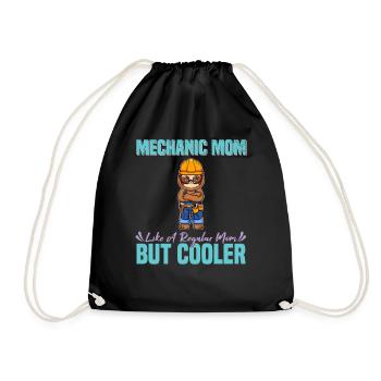 Mechanic Mom Like A Regualr Mom But Cooler - Turnbeutel - Schwarz - Vorne