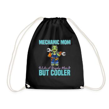 Mechanic Mom Like A Regualr Mom But Cooler - Turnbeutel - Schwarz - Vorne